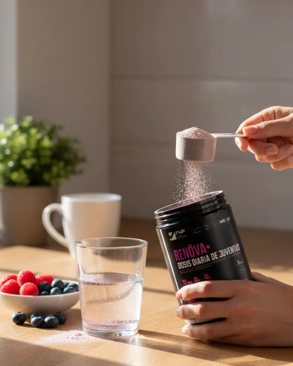 Colágeno Renova Plus con biopéptidos activos pote de 315 gr